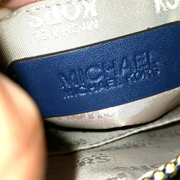 MICHAEL KORS~NEW~3 SHADES OF BLUE~ SPEEDY SIZE~SUPER CUTE HANDBAG - Picture 15 of 16